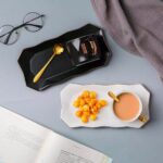 Ceramic Coffee Cup Spoon and Tray Set