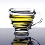 Spiral Glass Tea and Coffee Cup