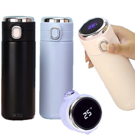 Vacuum Insulated Water Bottle with LED Temperature